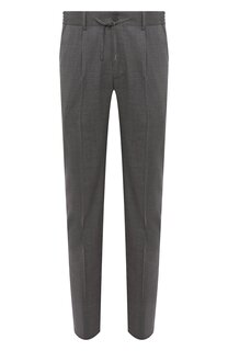 Брюки из шерсти и льна Stefano Ricci