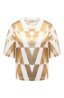 Хлопковая футболка Valentino
