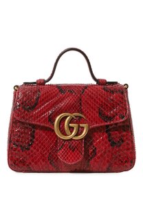 Сумка GG Marmont из кожи питона Gucci