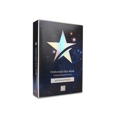 Набор масок для лица BEAUTY STYLE Тканевая маска для лица детокс, тонизирующая "Hollywood Star Mask"