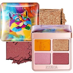 ZEESEA Тени для век Tipsy Kitty Eyeshadow Quad