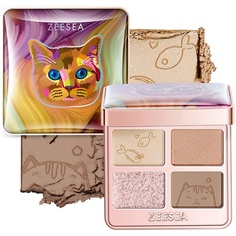 ZEESEA Тени для век Tipsy Kitty Eyeshadow Quad