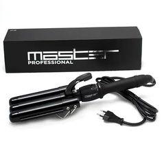 Щипцы для завивки волос MASTER Щипцы MP-019 тройные 25 мм терморегулирующие керамико-турмалиновым покрытием