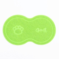 Коврик для животных ПИЖОН Коврик 2-в-1 под миску/туалет для животных два круга