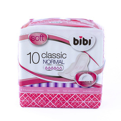 Прокладки гигиенические BIBI Прокладки для критических дней Classic Normal Soft 10