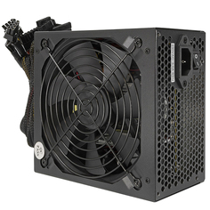 Блок питания ATX Crown CM-PS600W PLUS CM000003018 600W (140mm FAN, SATA*4, PATA*4, 4+4pin, 6+2pin PCI-E*2) OEM