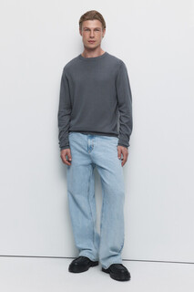 джемпер мужской Свитер вязаный вискозный свободного кроя Befree