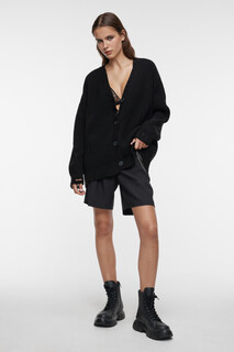 Кардиган oversize вязаный рваный в стиле гранж Befree