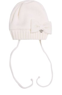 Шерстяная шапка с бантом Il Trenino
