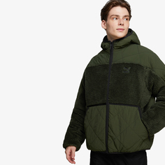 Джемперы флис на полной молнии с капюшоном PUMA Classics Utility, Зеленый