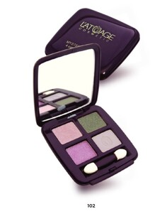 Mysterious eyes тени для век 4-х цветные тон №102 6 г L'atuage