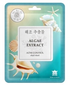 Маска тканевая очищающая algae extract 23г Mi Ri Ne