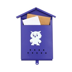 Ящик почтовый без замка (с петлей), вертикальный, NO Brand