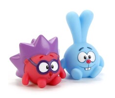 Игрушки для ванны Капитошка Набор для купания Смешарики Крош и Ежик