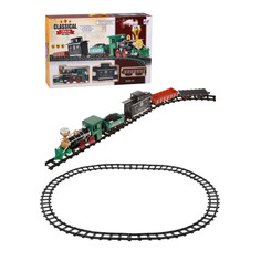 Железные дороги Наша Игрушка Игровой набор Железная дорога со светом и звуком (10 деталей)