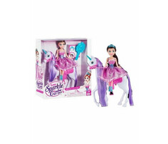 Куклы и одежда для кукол Zuru Игровой набор Кукла Sparkle Girlz Принцесса с Лошадью