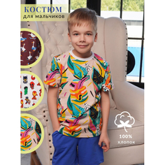 Комплекты детской одежды Miko Yumi Костюм детский (футболка и шорты)