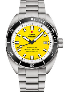 Швейцарские наручные мужские часы Swiss Military SMA34100.05. Коллекция Titanium 300