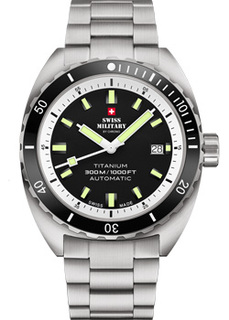 Швейцарские наручные мужские часы Swiss Military SMA34100.02. Коллекция Titanium 300