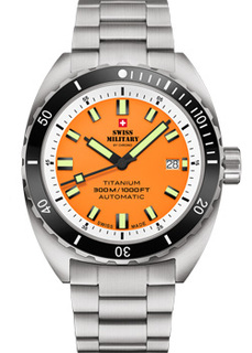 Швейцарские наручные мужские часы Swiss Military SMA34100.04. Коллекция Titanium 300