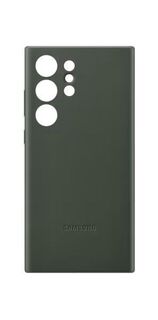 Чехол-накладка Samsung Leather Cover для Samsung Galaxy S23 Ultra зеленый (EF-VS918LGEGRU)
