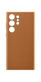 Чехол-накладка Samsung Leather Cover для Samsung Galaxy S23 Ultra коричневый (EF-VS918LAEGRU)