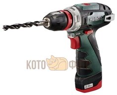 Аккумуляторная дрель-шуруповерт Metabo PowerMaxx BS Quick 2х2,0 Ач кейс (600156500)