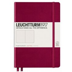 Записная книжка А5, в точку, красная Leuchtturm 1917