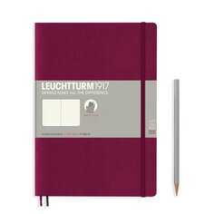 Записная книжка Leuchtturm Composition В5, нелинованная, винная, 123 страниц, мягкая обложка