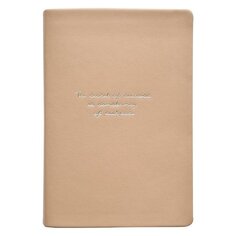 Ежедневник полудатированный Infolio, коллекция Quote, 14 х 20 см, 320 страниц, интегральный переплет, карамельный