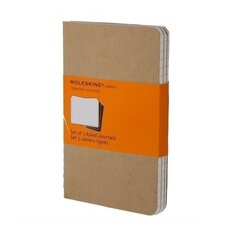 Блокнот в линейку &quot;Set Оf 3 Ruled Cahier Journals Kraft&quot; бежевый Large Moleskine