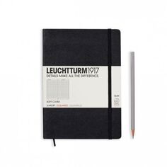 Блокнот Medium, 249 стр., в клетку, черный Leuchtturm 1917