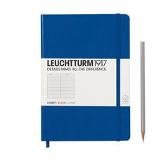 Блокнот Leuchtturm Medium, 251 страница, в линейку, королевский синий