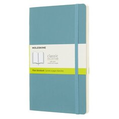 Блокнот нелинованный &quot;Classic Soft Large &quot;, 96 листов, 13 х 21 см, голубой Moleskine