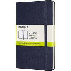 Блокнот &quot;Classic&quot; Medium, 120 листов, нелинованный, 11,5 х 18 см,синий Moleskine