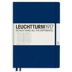 Записная книжка А4, в точку, темно-синяя Leuchtturm 1917