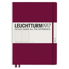 Записная книжка А6, в точку, темно-красная Leuchtturm 1917