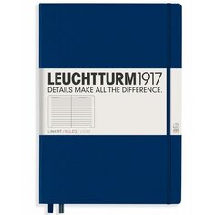 Записная книжка А4, в линейку, темно-синяя Leuchtturm 1917