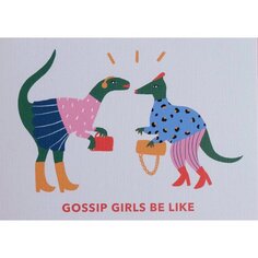 Открытка &quot;Gossip girls&quot;, 10 х 15 см Opaperpaper