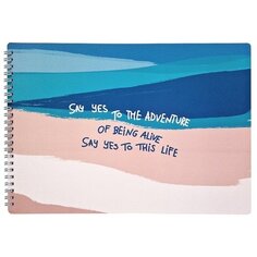Альбом для рисования Be Smart &quot;Paints&quot;, 40 листов, 120 г/м2, 29,9 х 21 см, синий