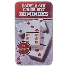 Игра настольная Junfa «Домино», в наборе 28 пластиковых костяшек 11,5 х 2,5 х 19 см