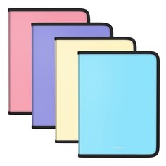 Папка для тетрадей на молнии пластиковая ErichKrause Matt Pastel, A4, в ассортименте