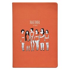 Ежедневник недатированный Be Smart, коллекция Girls, оранжевый, 192 страницы, 14 х 20 см
