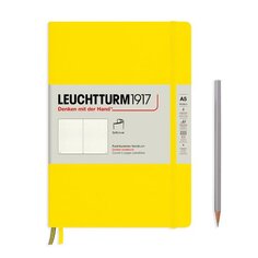 Записная книжка Leuchtturm А5, в точку лимонная, 123 страниц, мягкая обложка
