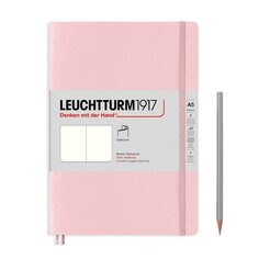 Записная книжка Leuchtturm А5, нелинованная, розовая, 123 страниц, мягкая обложка