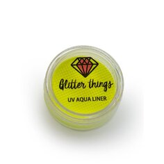 Лайнер-аквагрим Неоновый для лица и тела Glitter Things, желтый, 3 гр