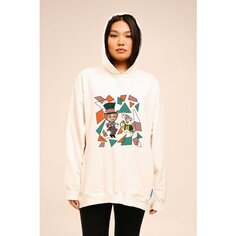 Худи лайт Tengri People Шляпник, бежевый, oversize Made in РЕСПyБЛИКА*