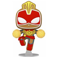 Фигурка Funko POP! Bobble Marvel Holiday Gingerbread Captain Marvel 50661