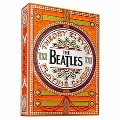 Сувенирная колода карт Theory11 The Beatles, Orange