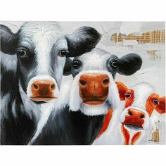 Картина Корова, 90 х 120 х 4 см Kare